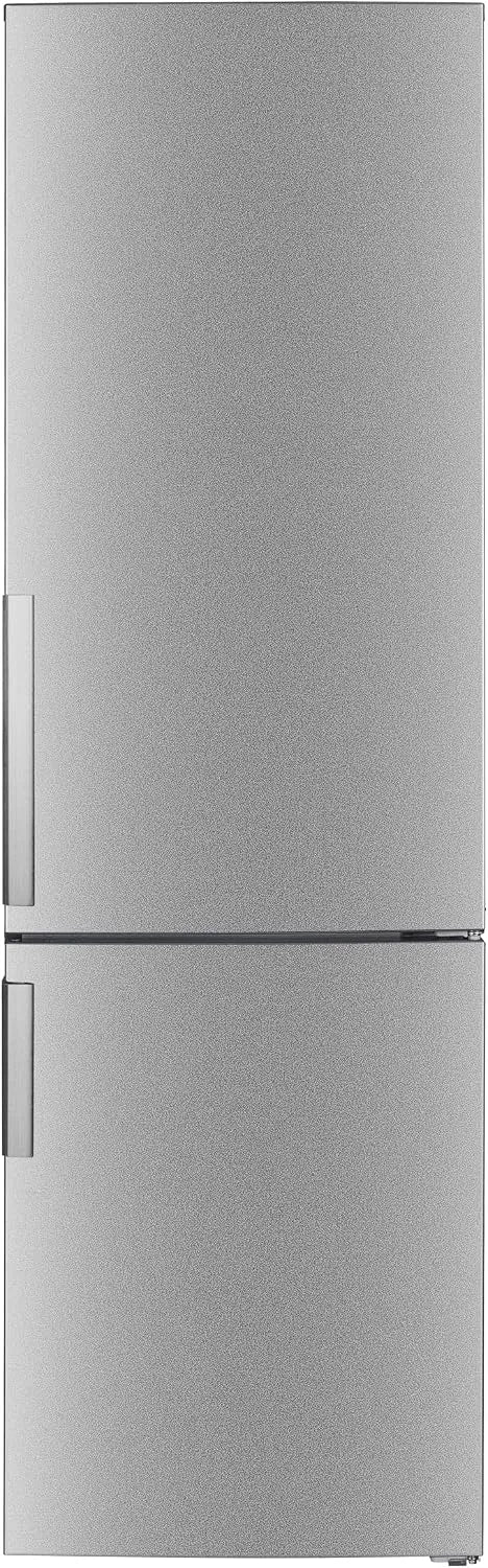 BKG55HNFCIX koel-vriescombinatie, Inox design, 182 liter koelen, 71 liter vriezen, energie-efficiëntieklasse C, snelvries-modus