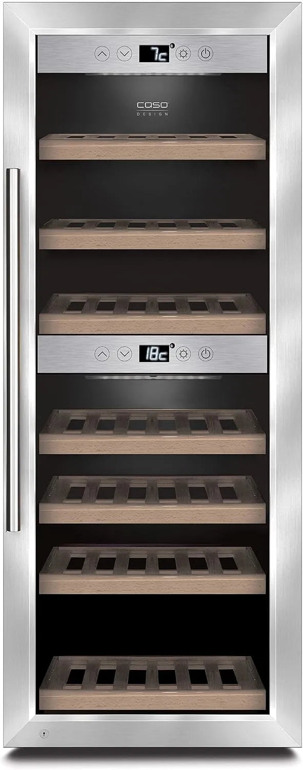Caso wijnkoelkast, Wine cooler WineComfort 380 Smart Showcase, Flessen capaciteit 38, Cooling type COMPRESSOR TECHNOLOGY