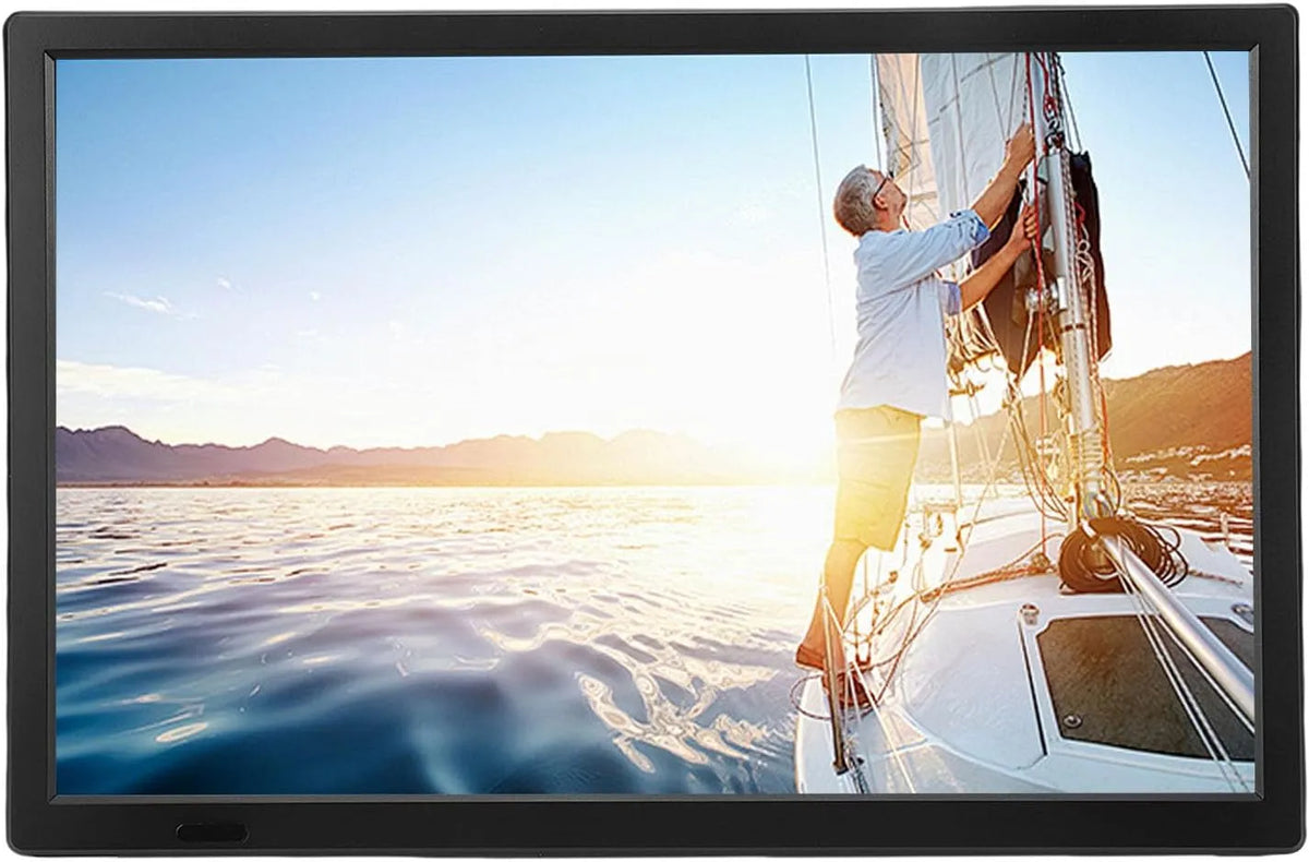 1080P HDR 10 Smart TV, 15,4 Inch, wifi-bediening, Bluetooth-connectiviteit, digitaal display, Tosuny 15,4 Inch Kleine Smart-TV, voor Keuke