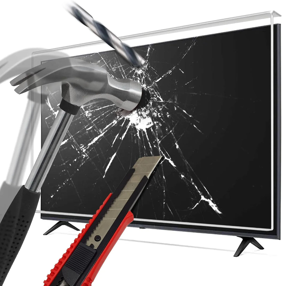 Tv-schermfilter, 50 Inch, digitaal display, LEYF TV Beeldschermbeschermer 127 Scherm
