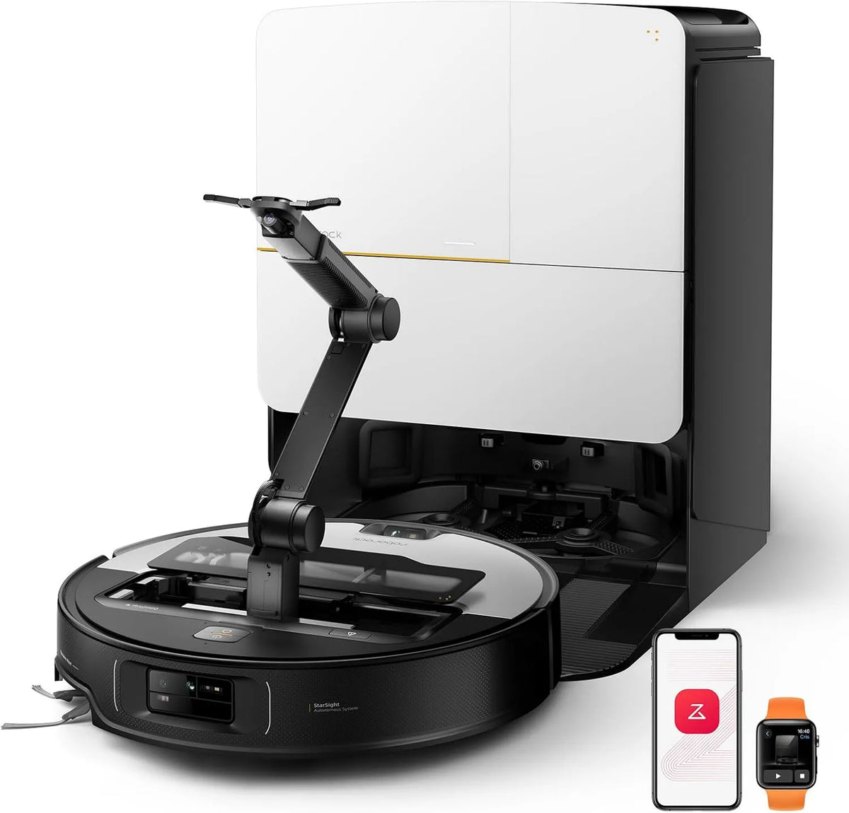 Roborock Z70 robotstofzuiger, zuig- en dweilfunctie, Saros en Dweil