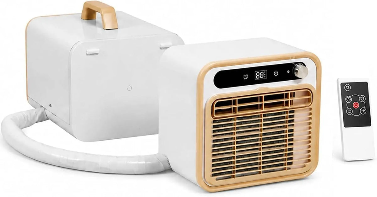Airconditioner, 5000 BTU, 5000 BTU draagbare AC, Camping met Split Design, Geen water, slimme eenheid