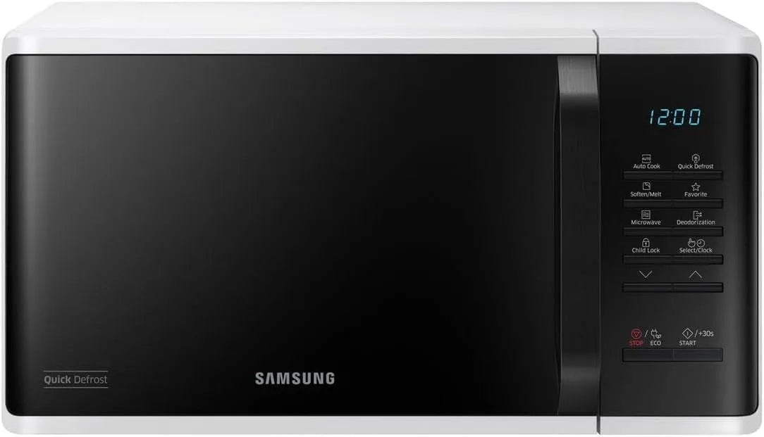 Samsung MS23K3513AW/EC magnetron, 800 W, Enamel keramiek, opwarmen en ontdooien met vermogensstanden