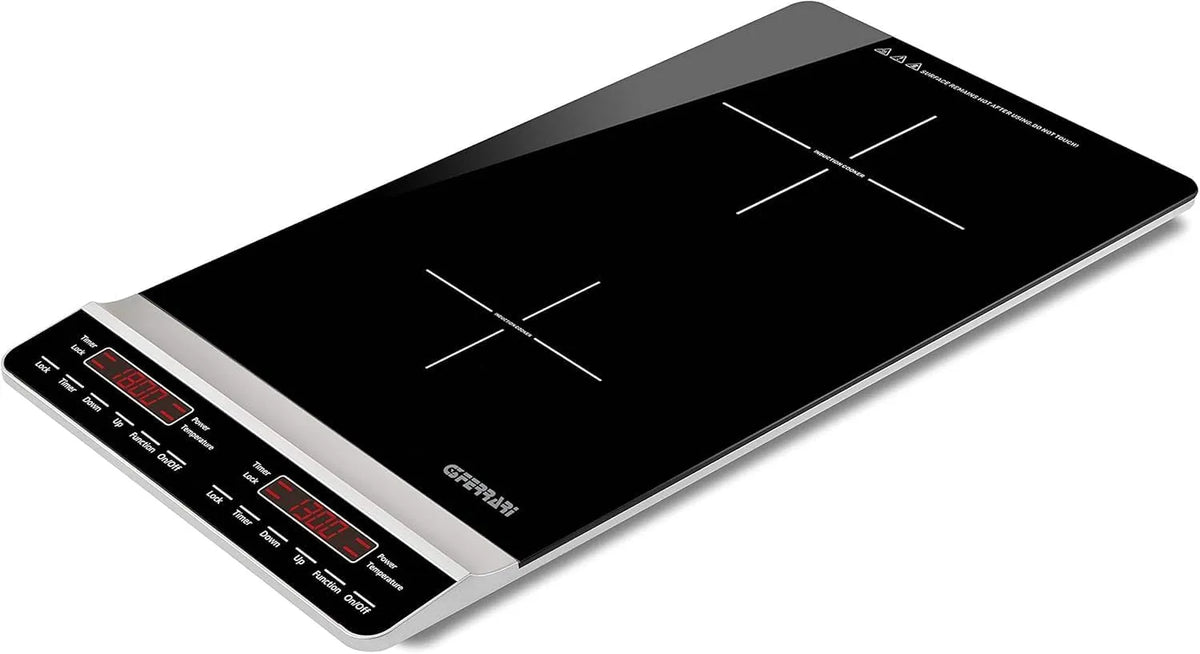 G10139 inductiekookplaat, 3100W, G3 Ferrari Dinamiko Deep Dubbele 3100W Zwart