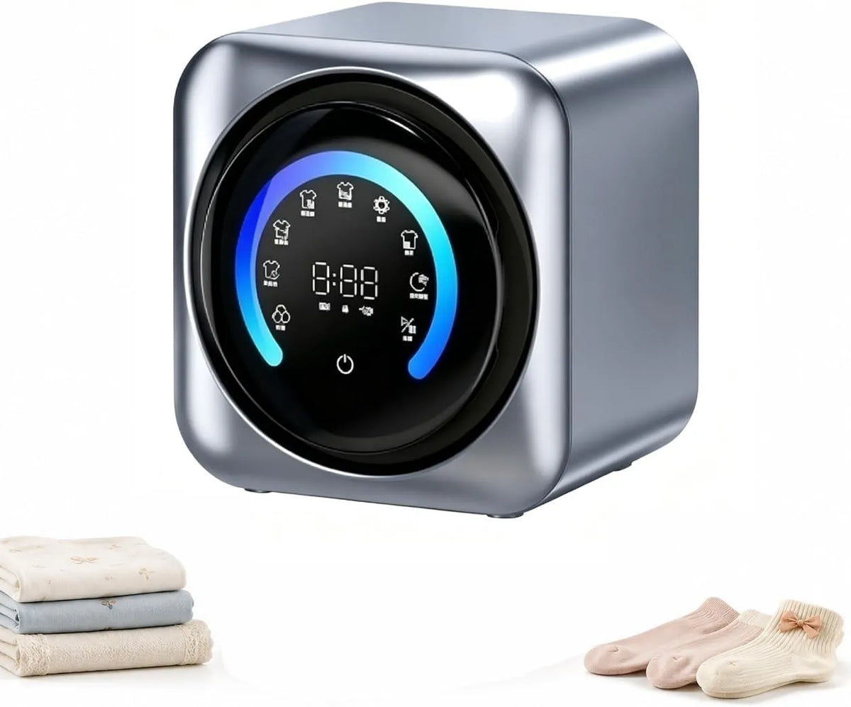 Wasmachine, 0,3 kg, Dual Tub Mini Droogcombinatie, wasprogramma's met elektronische bediening