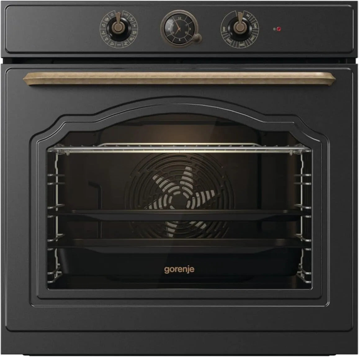 Gorenje BOS67371CLB elektrische oven, Piekarnik, bakfuncties met temperatuur- en tijdregeling