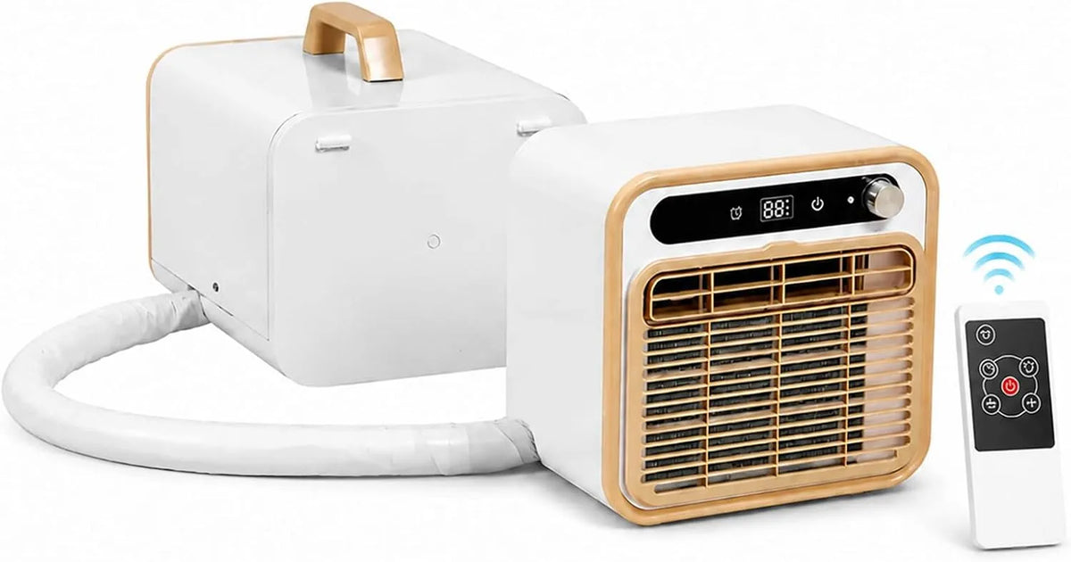 Airconditioner, 5000 BTU, 5000 BTU draagbare AC, Camping met Split Design, Geen water, slimme eenheid