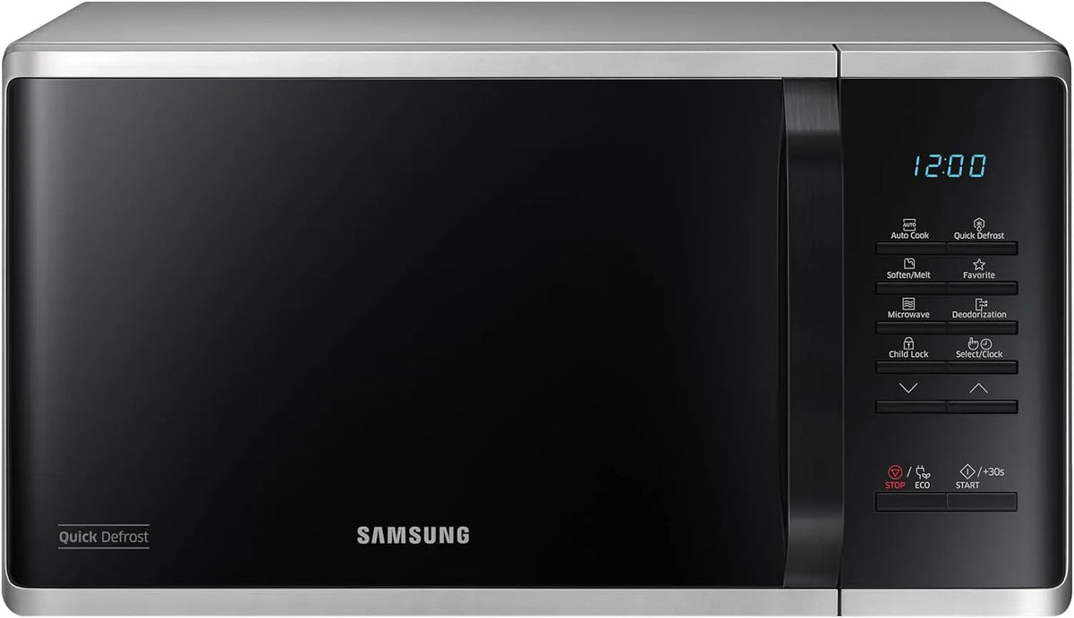 Samsung magnetron, 23l 800w ms23k3513as, opwarmen en ontdooien met vermogensstanden