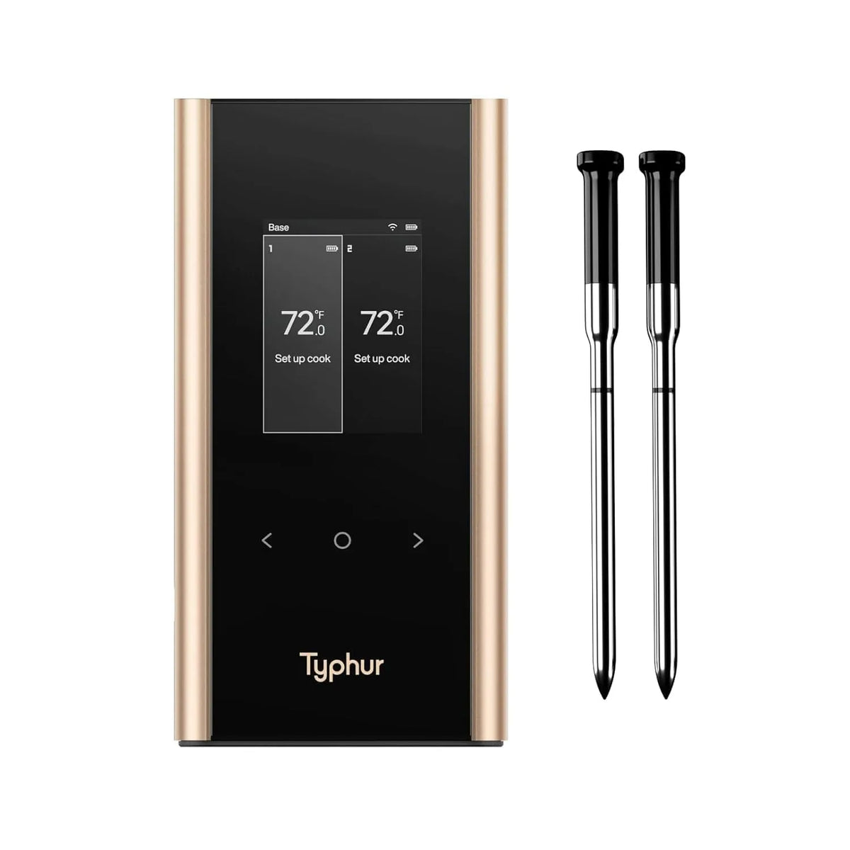 Vleesthermometer, Typhur Sync Gold Draadloze met 2 Sondes en Sub-1GHz Bereik