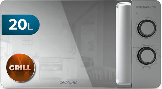 Cecotec magnetron, 700 W, Proclean 3160 flatbed. Mirror, opwarmen en ontdooien met vermogensstanden