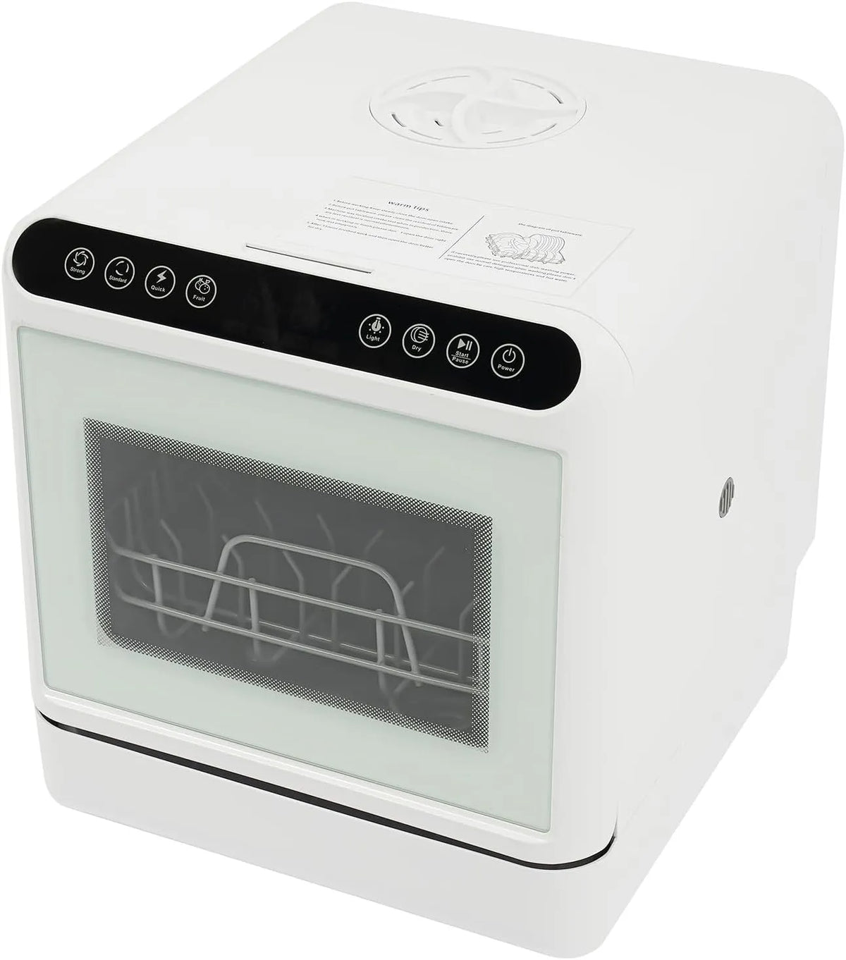 Vaatwasser, 1100 W, Mini-, draagbare compacte, tafel met touchbediening voor huizen