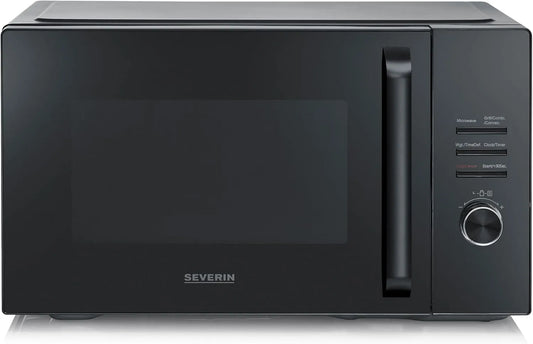 Severin MW 7798 magnetron, 95 min, 900 W, 11 programma's, timer, heteluchtfunctie, met grill en heteluchtfunctie tot 240 °C, glazen draaiplateau