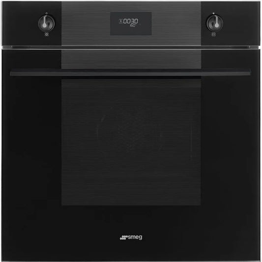 Smeg SF6101TB3 elektrische oven, stoomoven, zwart met stoommand, bakfuncties met temperatuur- en tijdregeling