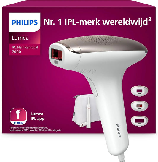 Philips BRI923/00 Lumea Advanced lichtpulsapparaat voor ontharing, set met 3 behandelkoppen en compacte pentrimmer