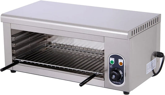 Elektrische oven, 2000 W, 48.8x24.8 cm, heteluchtfunctie, 2000 W Commerciële Elektrische Toast Oven, 50~300 ° Broodrooster Ovens Aanrecht