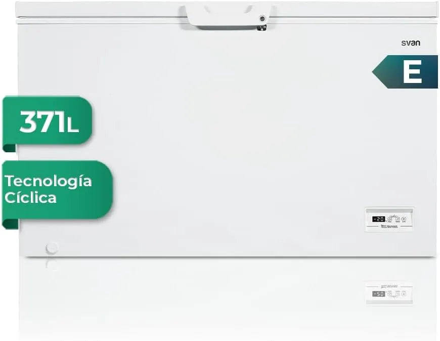 SCH4001EDC vriezer, Svan vrieskast, dubbele koeling, energie-efficiëntieklasse E