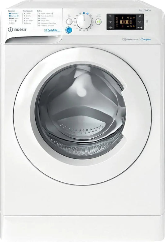 Indesit BWE 91296X WV wasmachine, wasprogramma's met elektronische bediening
