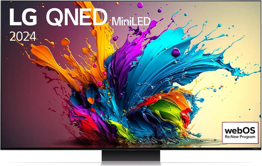 LG 75QNED91T 75 inch QNED MiniLED 4K Smart TV, 189 cm, α8 AI-processor en Alexa