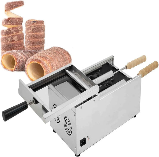 Elektrische oven, 1500W, Elektrische Schoorsteencakemachine, 1500W CommerciëLe Oven En Grill Voor Heerlijke Schoorsteenbroodjes, Voor Restaurants