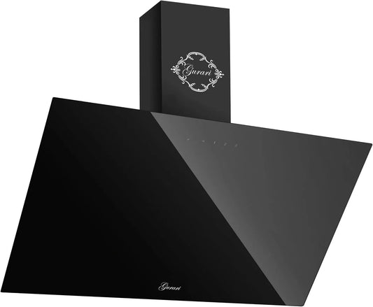 Afzuigkap, 1000 m3/h, 90 cm, 3 snelheden, timer, Gurari 286.9 voor wandmontage 90 cm, Duitse wandkap fabrikant Gurari, recirculatie mogelijk