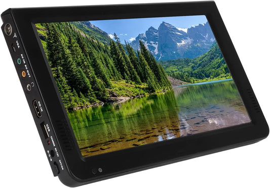 10 Inch Draagbare Digitale Tv, Buiten of Keuken, Ingebouwde Batterij, Ondersteunt Analoge Tv