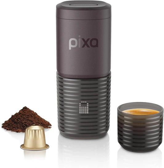 Espressomachine, 3000 mAh, 20 bar, touchbediening, draagbaar ontwerp, WACACO Elektrisch en draagbaar, met 4 koffiesoorten en snel opwarmen